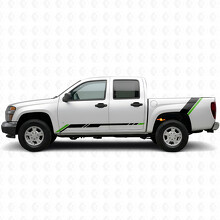 Rising Accent Deur- & Zijbed Vinyl Strepen voor Chevrolet Colorado 1e Gen 2004-2012_4