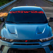 WINDSHIELD Mountains Banner Decal Sticker - Custom Vinyl Graphics passend om Hornet te ontwijken
 3