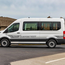 Ford Transit Aangepaste tekst Vinyl Zijstrepen Stickers 2
 2