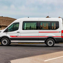 Ford Transit Racing Graphics Vinyl Side Stripes Stickers Stickers
 2