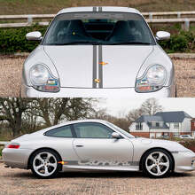 Carrera Strepen Retro Motorkap Zijruit Decal Sticker Kit Voor Porsche 911 2
