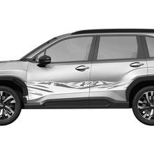 Mountains Zijdeuren Instaplijsten Racestrepen Vinyl Decal Sticker voor Subaru 2