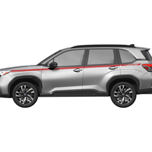 Zijdeuren rocker paneel racestrepen vinyl sticker - grafische sticker universele fit subaru forester
 3