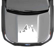 Bergen Hood Vinyl Sticker Decal Grafisch voor Subaru Forester
 2