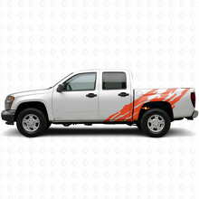 Getande Vinyl Strepen voor Deur & Zijpaneel voor Chevrolet Colorado 1e Gen 2004-2012_4