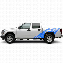 Getande Vinyl Strepen voor Deur & Zijpaneel voor Chevrolet Colorado 1e Gen 2004-2012_5
