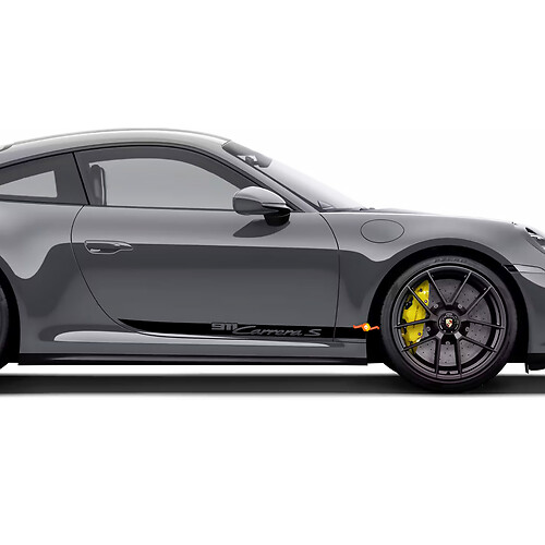Zijdeuren strepen kit sticker sticker voor Porsche 911 carrera s
