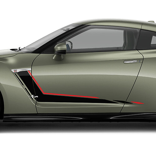 Nismo Side geruite Stripe Decal Kit voor Nissan Z GT4
