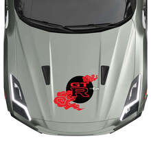 Sun Clouds JDM Stijl Motorkap Vinyl Decal Sticker voor Nissan GT-R_3