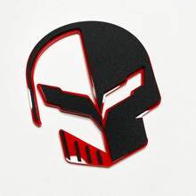 Aangepaste Skull Jake 3D Badge Embleem voor Chevy Corvette_3