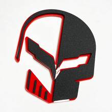 Aangepaste Skull Jake 3D Badge Embleem voor Chevy Corvette_5