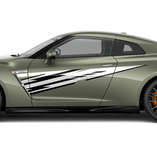 Zijdeuren grafische sticker kit voor Nissan GT-R 2
 2
