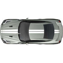 Volledige Body Dubbele Racing Strepen Sticker Kit 2 voor Nissan GT-R 2