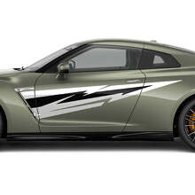 Lightning zijdeur graphics decalset voor Nissan GT-R 2