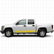 Schuine Race Deur- en Rockerpaneel Vinyl Strepen voor Chevrolet Colorado 1e Generatie 2004-2012_3
