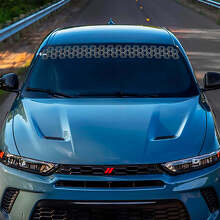 Honeycomb voorruit vinyl decal sticker graphics voor Dodge Hornet 2