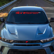 GT-stijl aangepaste voorruitbanner vinylsticker voor Dodge Hornet_3