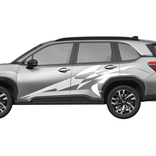 Zij deuren racestrepen vinyl sticker - grafische sticker Universal Fit Subaru Forester 2
 2