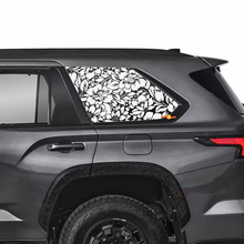 Bloemen zijvenster Sticker voor Toyota Sequoia TRD Pro
 2