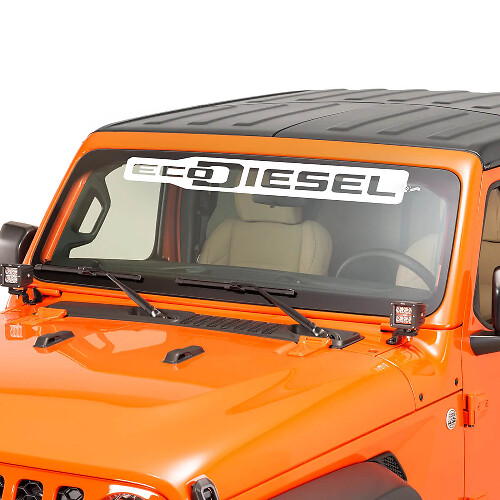 Voorruit raam Jeep Ecodiesel grafische vinyl sticker sticker
