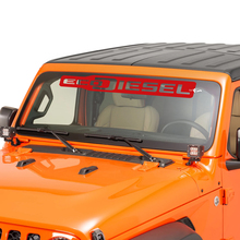 Voorruit raam Jeep Ecodiesel grafische vinyl sticker sticker
 3