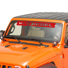 Voorruit raam Jeep Ecodiesel grafisch vinyl sticker sticker 2
 2