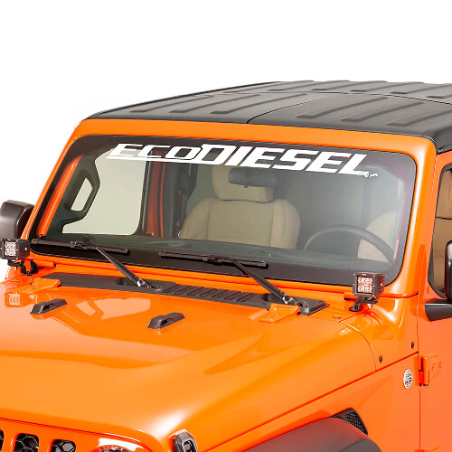 Voorruit raam Jeep Ecodiesel grafisch vinyl sticker sticker 2

