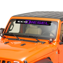Voorruitenvenster Jeep Ecodiesel grafisch vinyl sticker sticker 4
 3