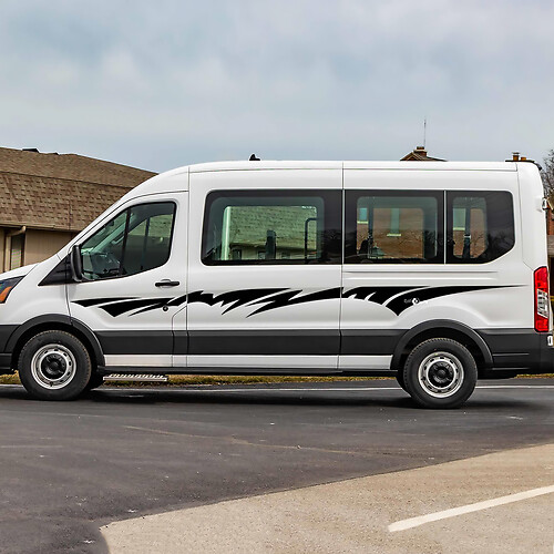 Ford Transit Vinyl Side Stripes Stickers 3
