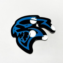 Aangepaste 3D Badge Hellcat Dodge Fender Badges Tailgate Emblem Front Grille Badge Blue
 2