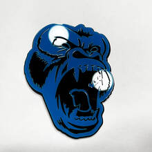 Aangepaste 3D-badge Boze Gorilla Spatbord Achterklep Voorgrille Badges Embleem 2 4