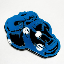 Aangepaste 3D -badge boze gorilla spatbordstaatgat voor rooster badges embleem
 5