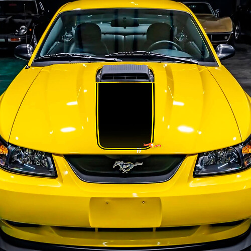 Motorkap Vinyl Decal Sticker 2 voor Ford Mustang Mach 1