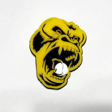 Aangepast 3D-badge Boze Gorilla Spatscherm Achterklep Voorgrille Badges Embleem 3 2