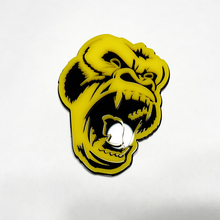 Aangepaste 3D Badge Boze Gorilla Fender Tailgate Front Grille Badges Emblem Zwart en geel
 2