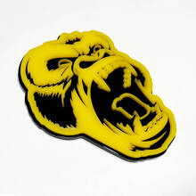 Aangepast 3D-badge Boze Gorilla Spatscherm Achterklep Voorgrille Badges Embleem 3 4