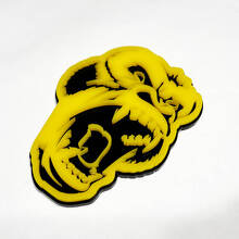 Aangepast 3D-badge Boze Gorilla Spatscherm Achterklep Voorgrille Badges Embleem 3 5