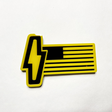 Ford 150 Lightning US Flag 3D Badge - Custom Fender Badges Emblem Geel en zwart
 3