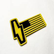 Ford 150 Lightning US Flag 3D Badge - Custom Fender Badges Emblem Geel en zwart
 4
