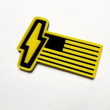 Ford 150 Lightning US Flag 3D Badge - Custom Fender Badges Emblem Geel en zwart
 5