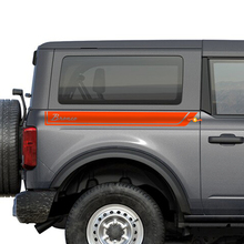 Achterzijde streep streepstickers stickers voor Ford Bronco
 2