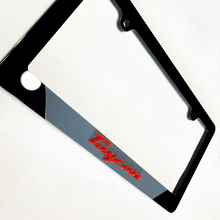Porsche Taycan voertuig kentekenplaat bedekt frames decor
 2
