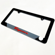 Porsche Taycan voertuig kentekenplaat bedekt frames decor
 3