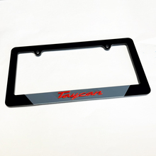 Porsche Taycan voertuig kentekenplaat bedekt frames decor
 4