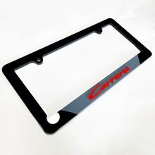Porsche Taycan voertuig kentekenplaat bedekt frames decor
 4