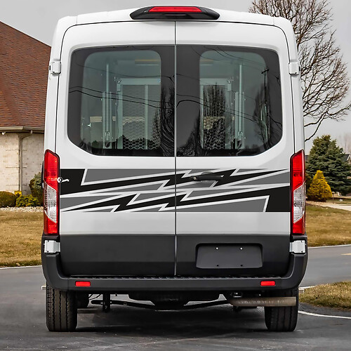 Ford Transit Achter deuren Afbeeldingen Vinyl Decal Sticker
