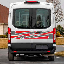 Lightning Achterdeuren Graphics Vinyl Decal Sticker 2 voor Musclecar Transit 2