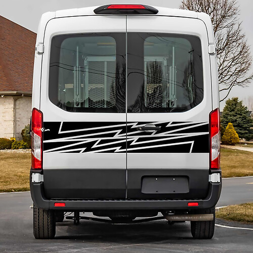 Ford Transit Achter deuren Afbeeldingen Vinyl Decal Sticker

