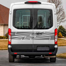 Lightning Achterdeuren Graphics Vinyl Decal Sticker voor Musclecar Transit 2