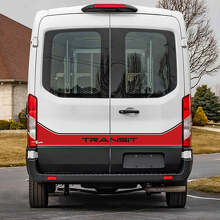 Transit Lettering Line Achterdeuren Graphics Vinyl Decal Sticker 4 voor Musclecar Transit 3